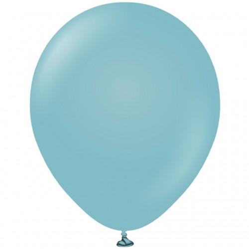 Kalisan Latex Retro Balloons (Pack of 25) One Size blanc