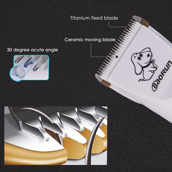 Buy Dog Grooming Clippers Kit Cordless Professional Low Noise Quiet Pet