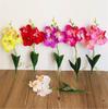 1Pc Artificial Flower Butterfly Orchid Silk Home Wedding Party Decoration DIY Arrangement Accessories