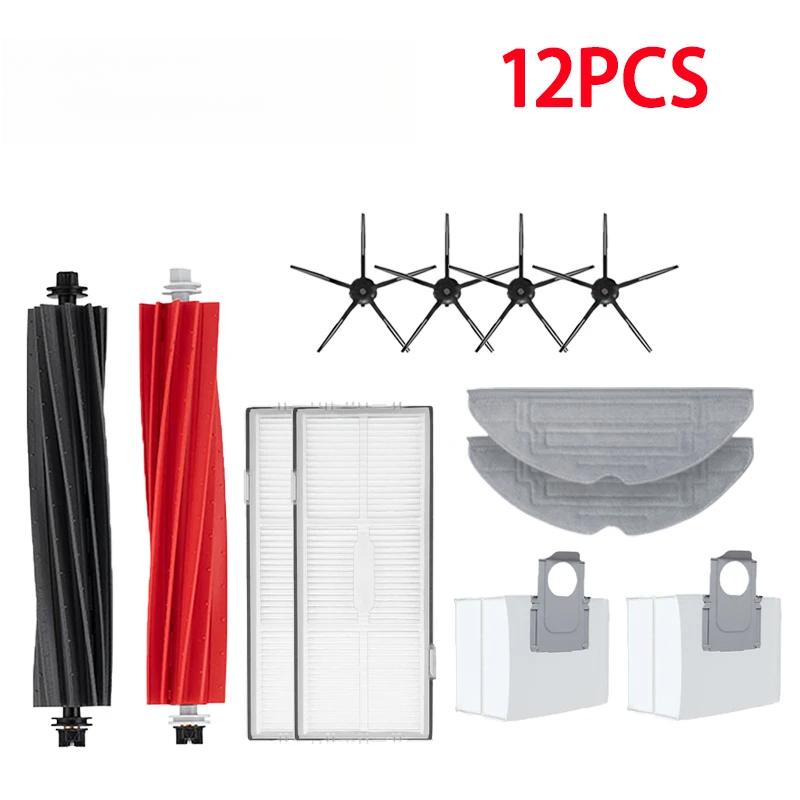 For Roborock S8 S8 Pro Ultra S8+ Accessories Mop Choth Vacuum Bags Side Brush Filter Replaceable Robot Vacuum Cleaner Parts