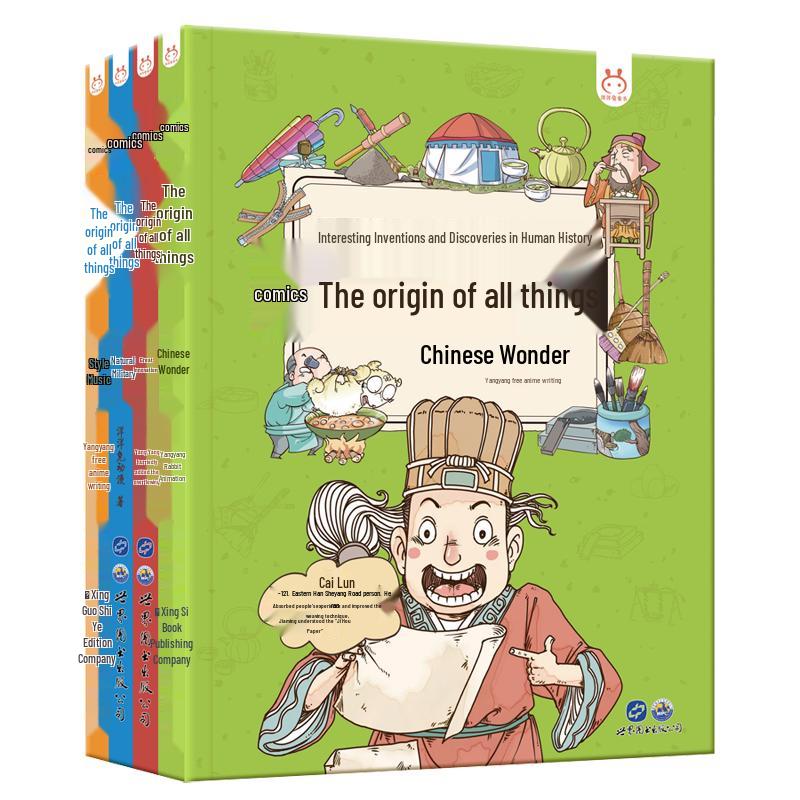 The Origin of Everything Comic Science Series (4-Book Set)