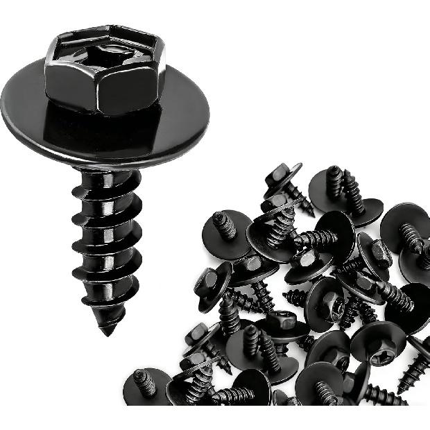 20PCS Bumper Cover Splash Shield Mud Guard Screw Bolt, Car Fender Liner Bolts, 90159-60498 Hex Head Screw Bolts, Car Fender Bumper Retainers