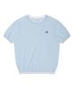 WACKY WILLY Women'S Cooling Lily Short Sleeve Knit Sky Blue