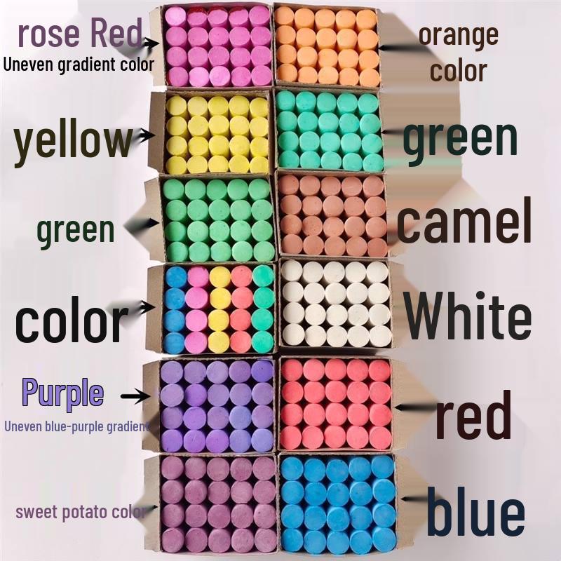 Large Thick Colored Chalk for Outdoor Painting & Graffiti
