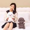 Cartoon Bichon Protruding Tongue Plush Toys Simulation Puppy Kawaii Dog Stuffed Animals Dolls Cute Birthday Present for Children