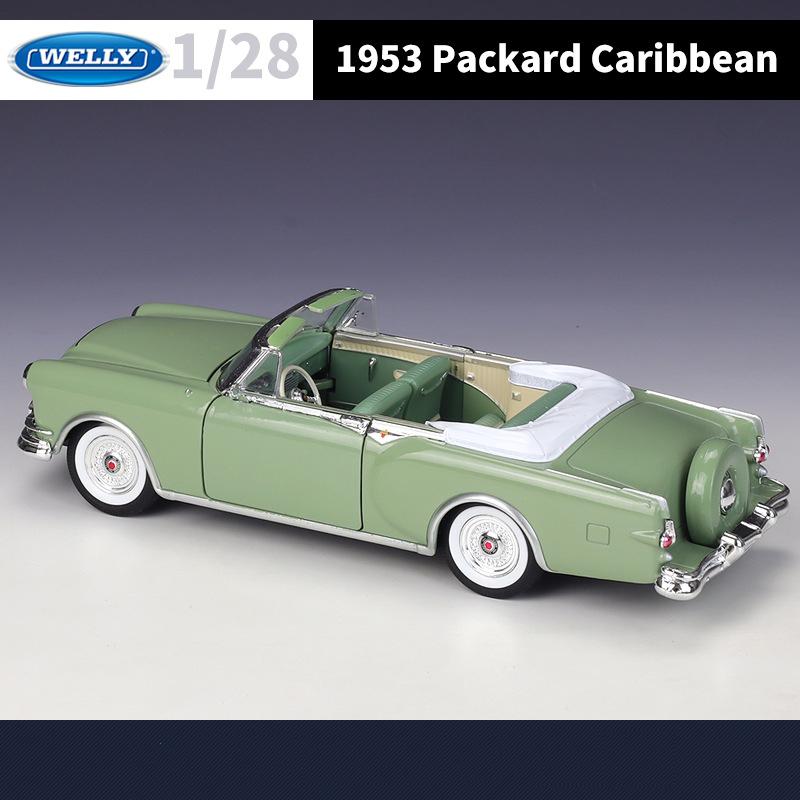 WELLY 1:28 Packard Caribbean Convertible Alloy Car Diecasts & Toy Vehicles Car Model Miniature Scale Model Car Toy For Children