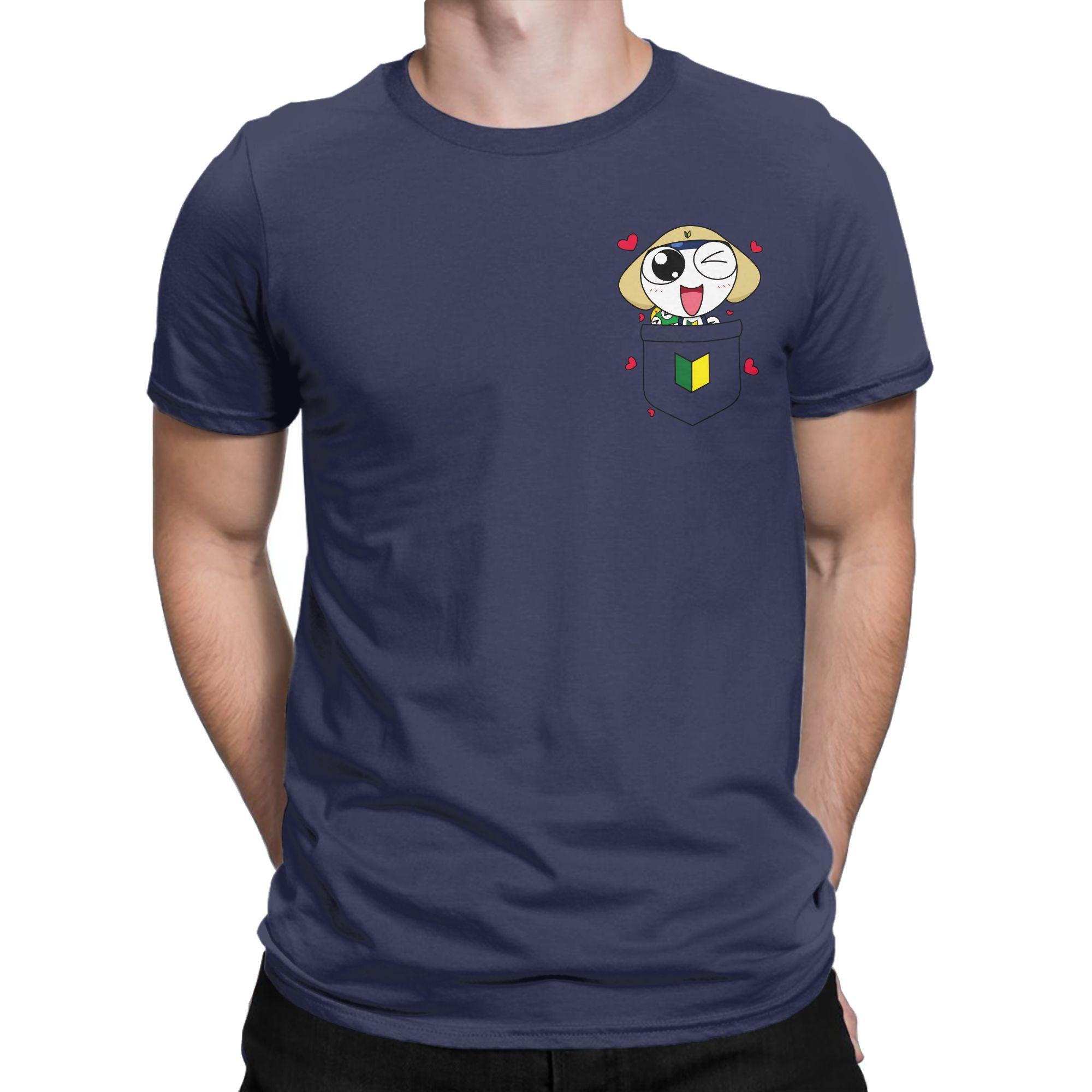 

Men Women Pocket Tamama Sgt Frog Keroro T Shirts Pure Cotton Clothing Unique Short Sleeve Crew Neck Tees Printed TShirt 4XL