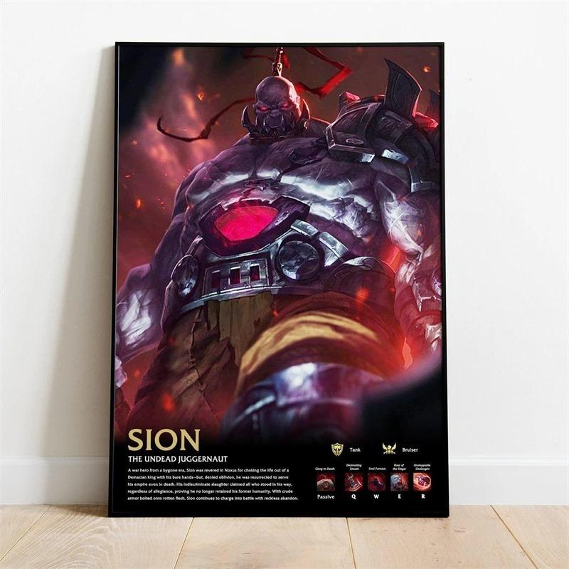 Popular Online Game League of Legends Character The Starchild Soraka Quality Canva Painting Wall Art Poster Aesthetic Room Decor