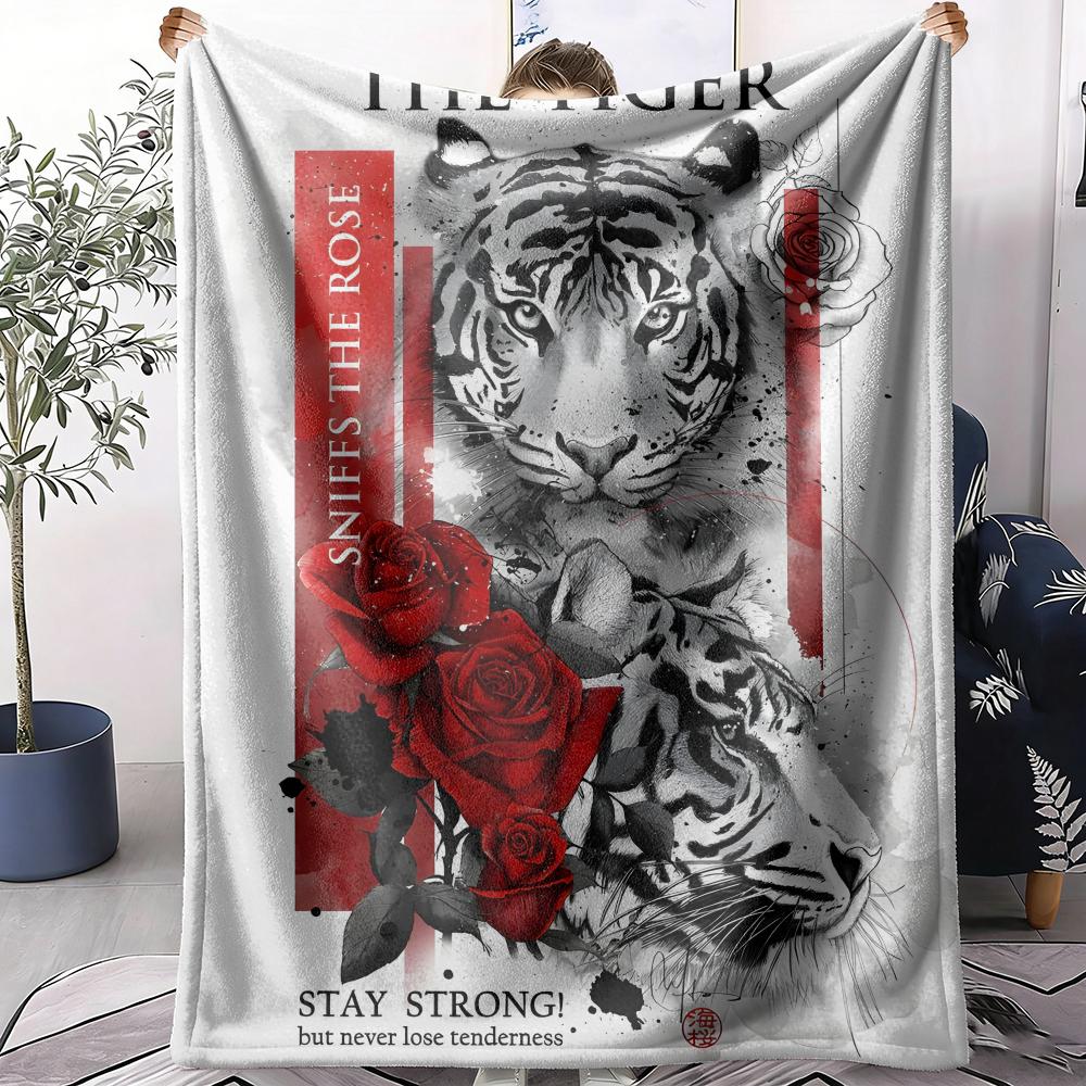 Abstract Minimalist Art Throw Soft Flannel Throw Summer AC Blanket Lightweight Cool Nap Blanket for Sofa Bed Couch Travel 75X95CM