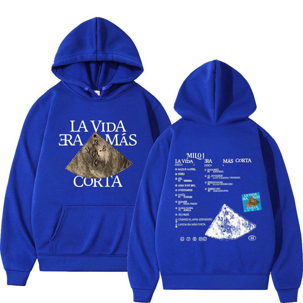 Rapper Corta Album Graphic Hoodie Men Women Hip-hop Tracksuit Long Sleeves Vintage Casual Sweatshirts