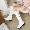 Neueste Mädchen hohe Stiefel Prinzessin Mode Winter Kurzplüsch Schüler Aufführung Kinderschuhe Kinder Martin Lederstiefel A