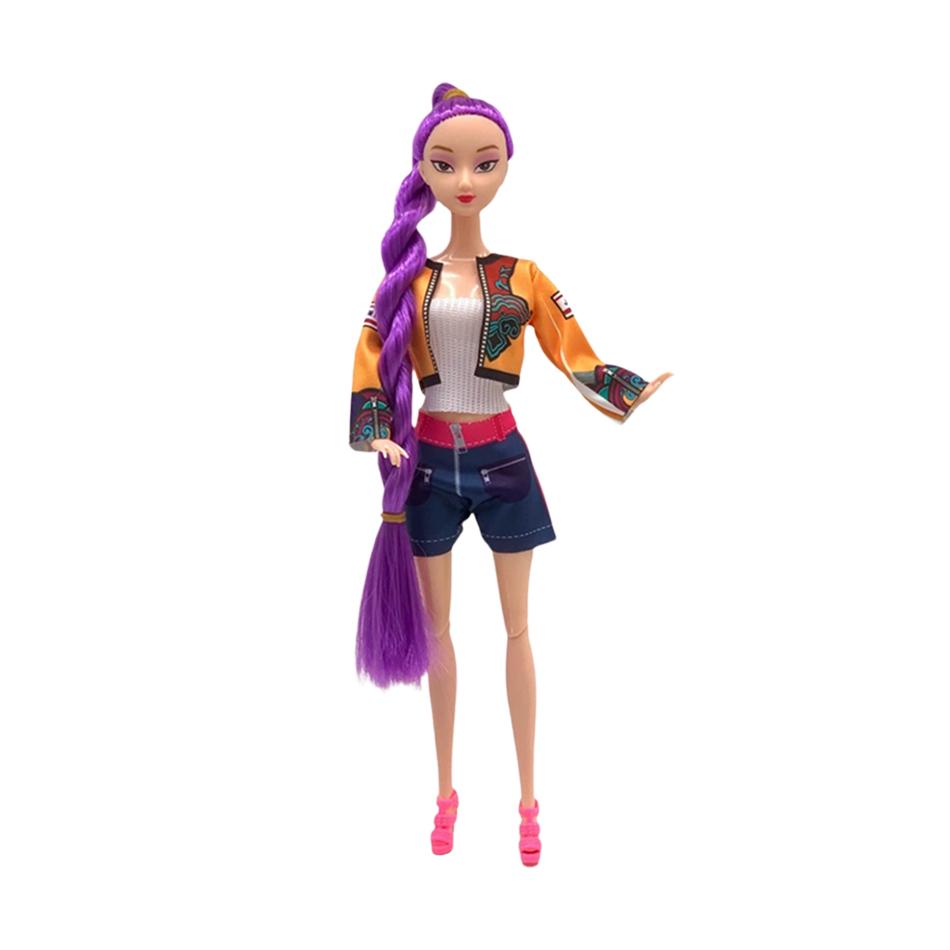 30см K-Pop Мисливці на демонів Аніме Kpop Дівочий гурт Мультяшні Румі Зої Міра Фігурки Вінілові Фігурки Модель Ляльки Дівчаткам Різдвяний Подарунок