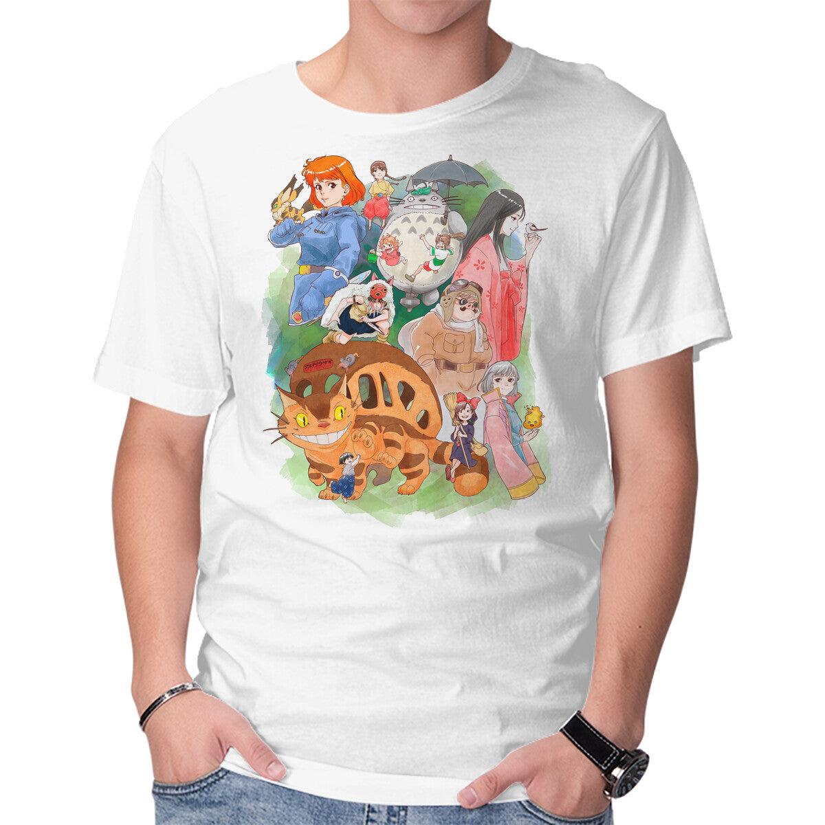 Unisex Crew Neck T-Shirt Compilation World Graphic Short Sleeve Casual Tee XXXXL