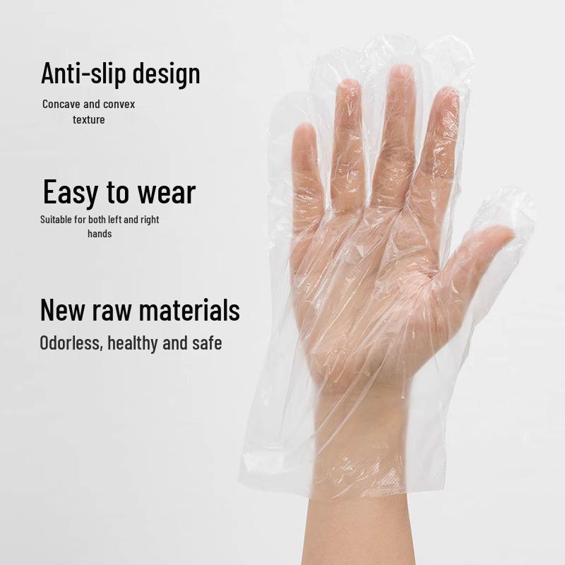 Einweg-Verdickte Plastikhandschuhe für die Lebensmittelzubereitung und Schönheitssalons
