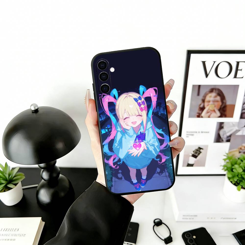 k-KAngel Phone Case For Samsung Galaxy A73,A72,A71,A70,A53,A52,A51,Others Soft Black Cover