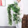 Artificial Foliage Silk Willow Greenery Garlands DIY Plastic Artificial Leaves Vine 180cm Flexible Artificial Plant Vine