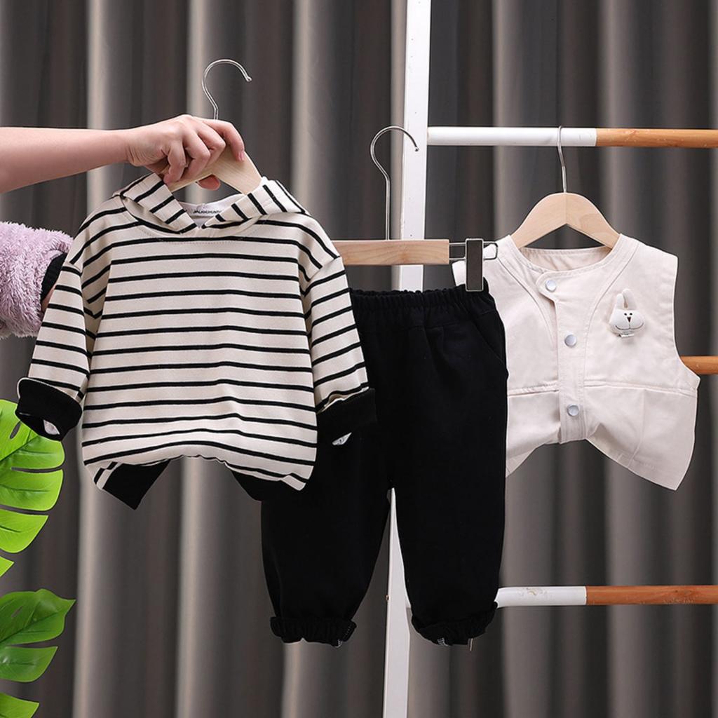 Kinder Freizeit Langarm Set, Bequeme Alltagsoutfits