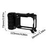 Camera Protective Handle Frame with Quick Detach Function Cold Shoe Mount Ergonomic Comfort Stability Boost for Action 6