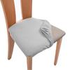 Spandex Jacquard Chair Cushion Cover Dining Room Upholstered Cushion Solid Chair Seat Cover Without Backrest Furniture Protector