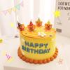 Bear Birthday Candles Cute Bear with Birthday Hat Candles Cartoon Bear Candles for Birthday Cake Decoration Wedding Bear Candles