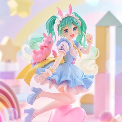 NEW Hatsune Miku Rody Wonderland Anime PVC Action Figurine AMP Fairy Tale Series Collectible Model Toy Birthday Gift for Fans