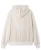 Openyard(Oy) Logo Crochet Hoodie Zip Up - Ivory