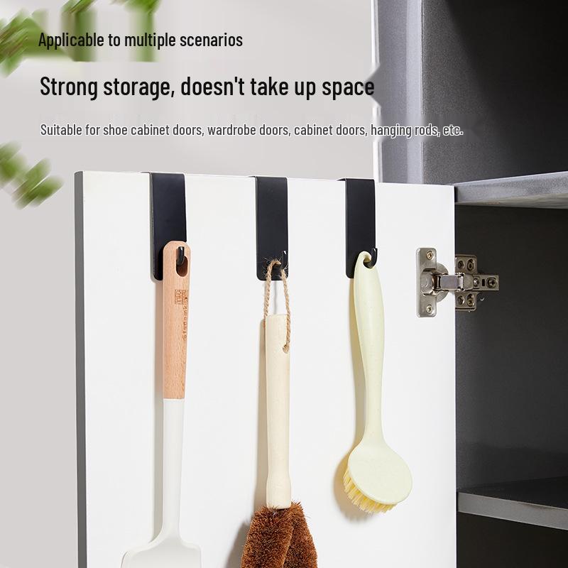 Over-Door No-Punch Clothes Hook for Bedroom, Wardrobe, Office, or Dorm