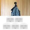 5 PCS Wall Hat Rack Self Adhesive Baseball Hat Hanger Hook Earphone Necklace Storage Rack