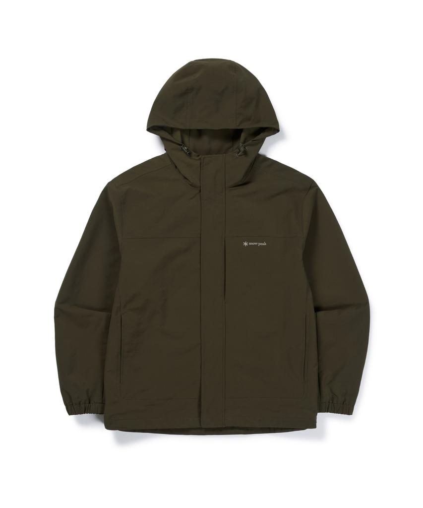 SNOWPEAK APPAREL Camp Dry Windbreaker (S26Fmfwb60) Yellow Khaki