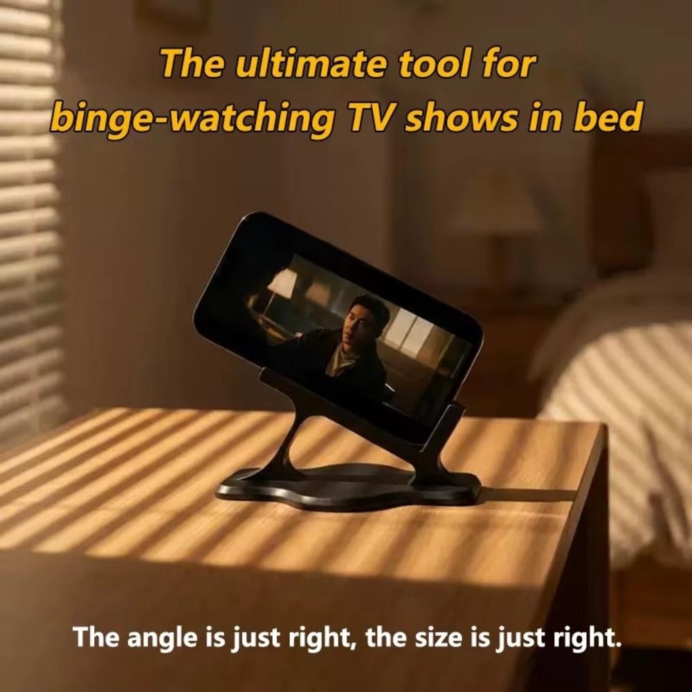 Ergonomic Bedside Phone Stand Curved Non-Slip Side Lying Phone Holder Side Lying