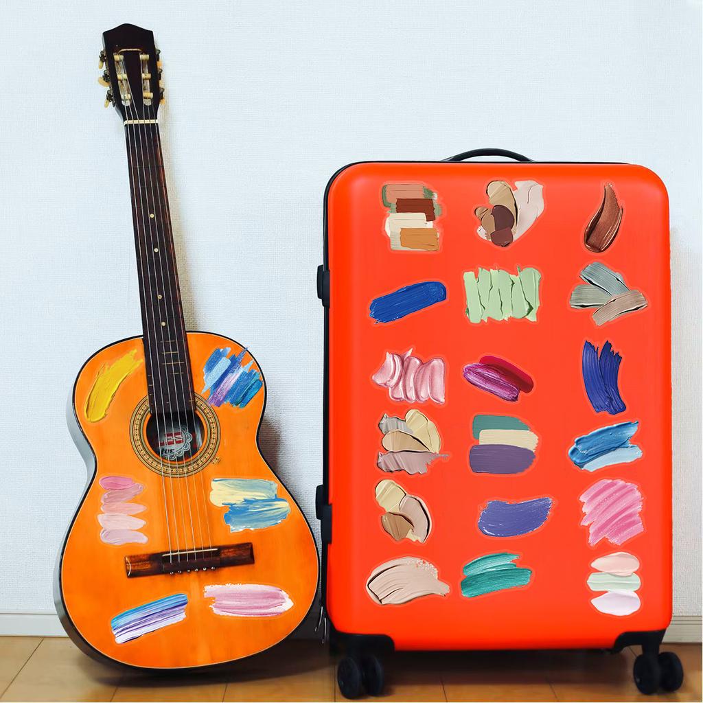 60PCS Dreamy Galaxy Stickers Notebooks Waterproof Aesthetic Cafe Transparent PET Guitars Phone Motorcycle DIY Decorative Sticker