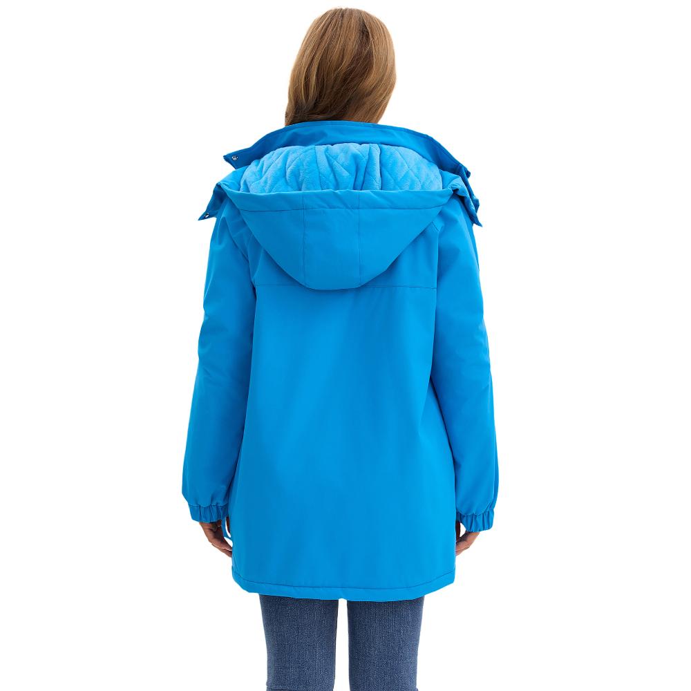 Women's Detachable, Windproof, and Warm Hiking Jacket for Autumn and Winter – A Versatile and Stylish Casual Outerwear.
