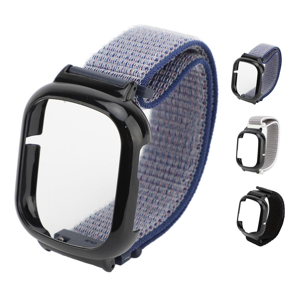 Ersatz-Nylon-Armband Hautfreundlich Schnellverschluss Nylon Smartwatch-Armband Kompatibel für Watch