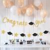 KX4B Glittering Congrats Grads Ornament Graduation Party Hanging Decoration for Class of 2025 for Decoration Celebration
