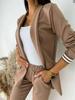 2022 Simple Fashion Solid Color Suit Set