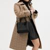Coach Willow 24 Classic Monogram Solid Color Zipper Compartment Magnetic Closure Tote Bag Women tote Black CQ768-MWO1U