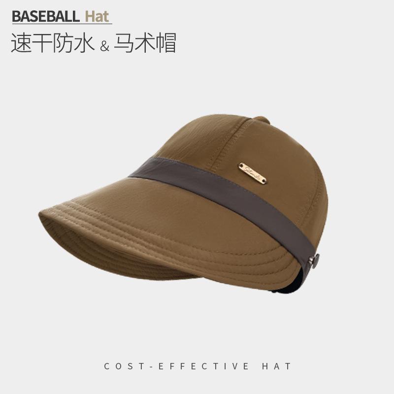 Hat Women'S Spring Summer Uv Protection Sun Hat Big Brim Face Cover Quick Drying Peaked Hat Cycling Sun Protection Sun Hat