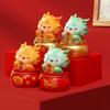 Waterproof Zodiac Dragon Ornaments Dragon Design Resin Dragon Miniatures Wear-resistant Cartoon Dragon Year Lucky Ornaments