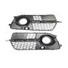 Professional Front Bumper Fog Light Grill Grille Cover Trim Car Spare Part Compact-size Suitable for Q5 S-Line 13-16