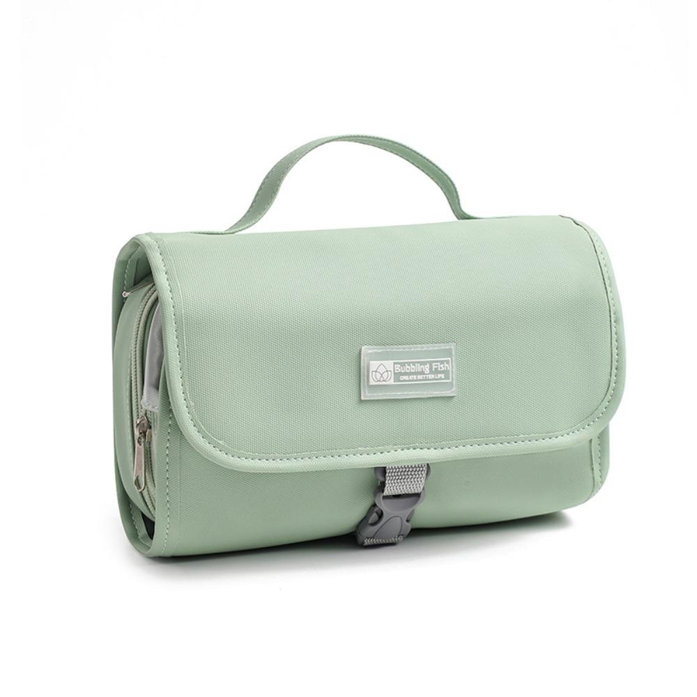 

Съемная нейлоновая косметичка Складная большая косметичка Несессер Дорожная сумка Сумка для умывания Для улицы зелёный