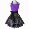 Cotton Polka Dot Print Apron Kitchen Cooking Painting Nail Art Baking Maid Work Skirt