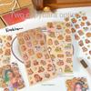 Lovely Hand Accounting Stickers 3D Stationery Stickers New Capybara Bubble Stickers