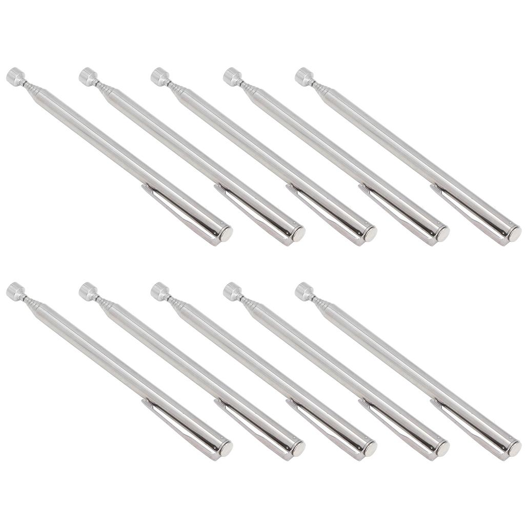 10-teiliges Teleskop-Magnet-Pickup-Tool aus Edelstahl mit Taschenclip