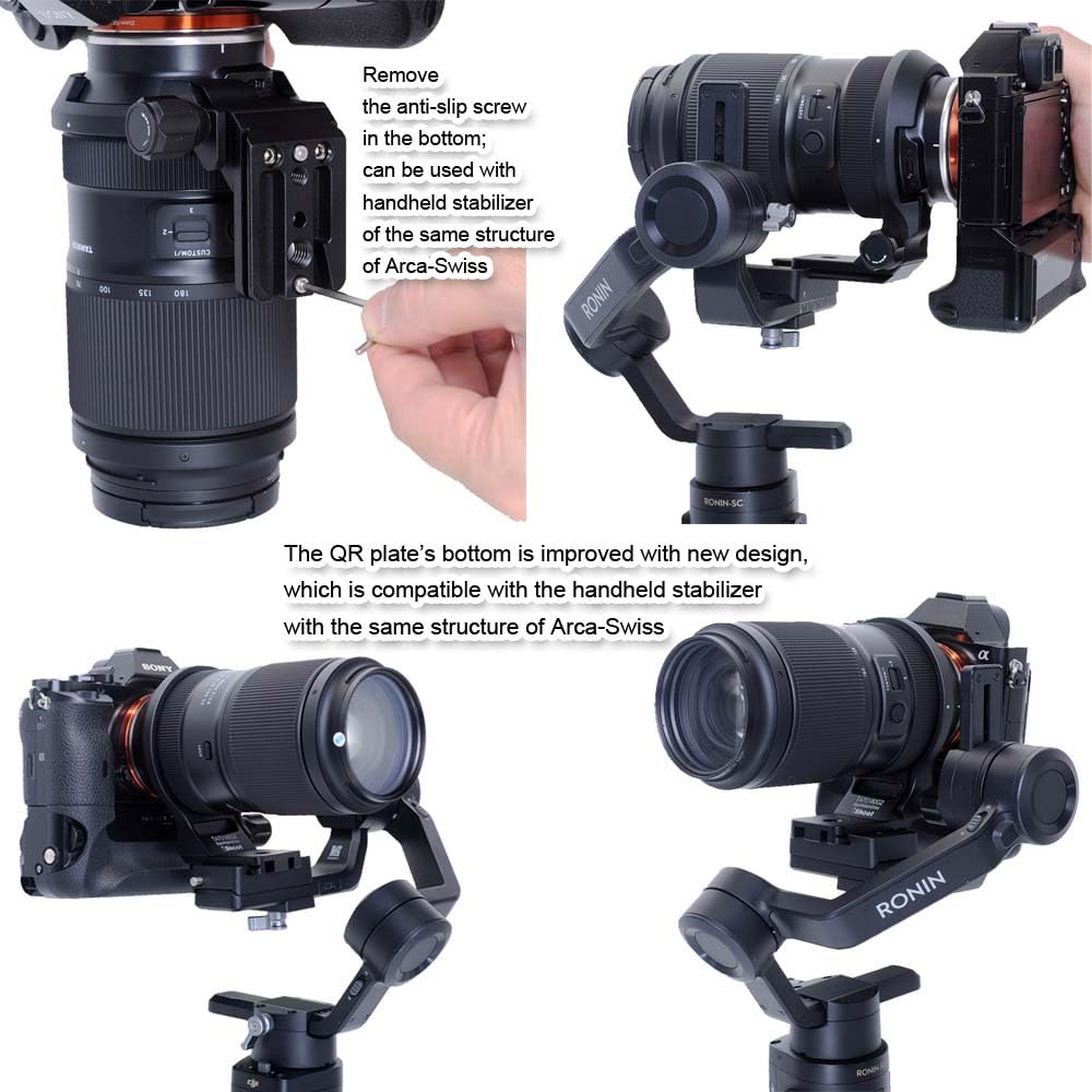 iShoot Metal Lens Ring Tripod Camera Lens Support Lens Bracket Tripod Tripod Mount Compatible with Tamron Di III VC VXD G2 A065 Fit Tripod Ball Head