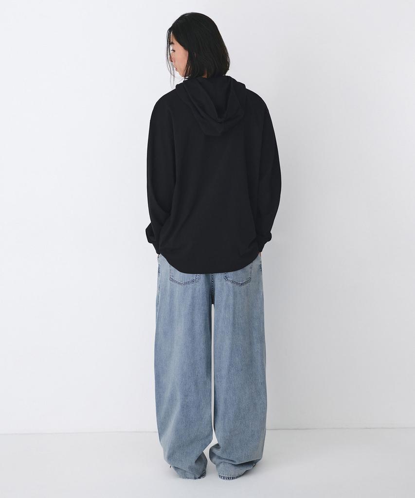 MUSINSA STANDARD Linen-Like Semi-Balloon Denim Pants [Sky Blue]