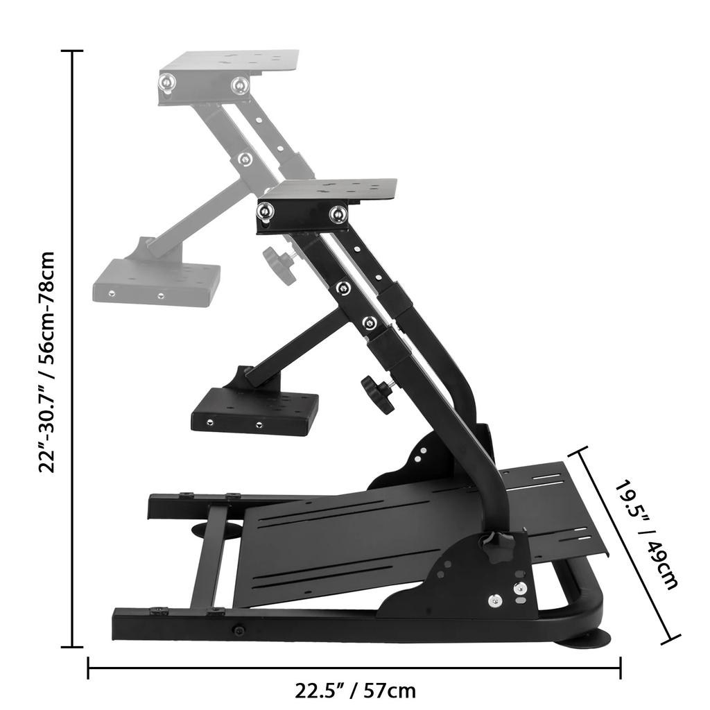 SIHAO Racing Steering Wheel Stand Height Adjustable For Logitech G25 G27 G29 G920 Wheel Stand Gaming Racing Simulator Steering