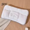 Orthopedic Memory Foam Pillow Kids for 6 Months To 8 Years, Ergonomic Cervical Support Baby Stomach Sleeping with Alignment Toddler Pillow, Breathable