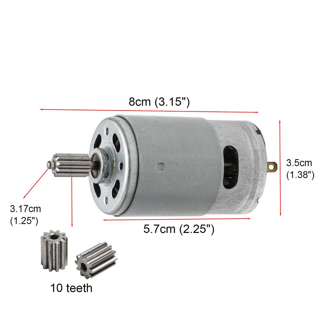 Drive Motor Convenient Installation Copper Wire High-Performance 12V Motor For Kids Car As Shown In The Picture