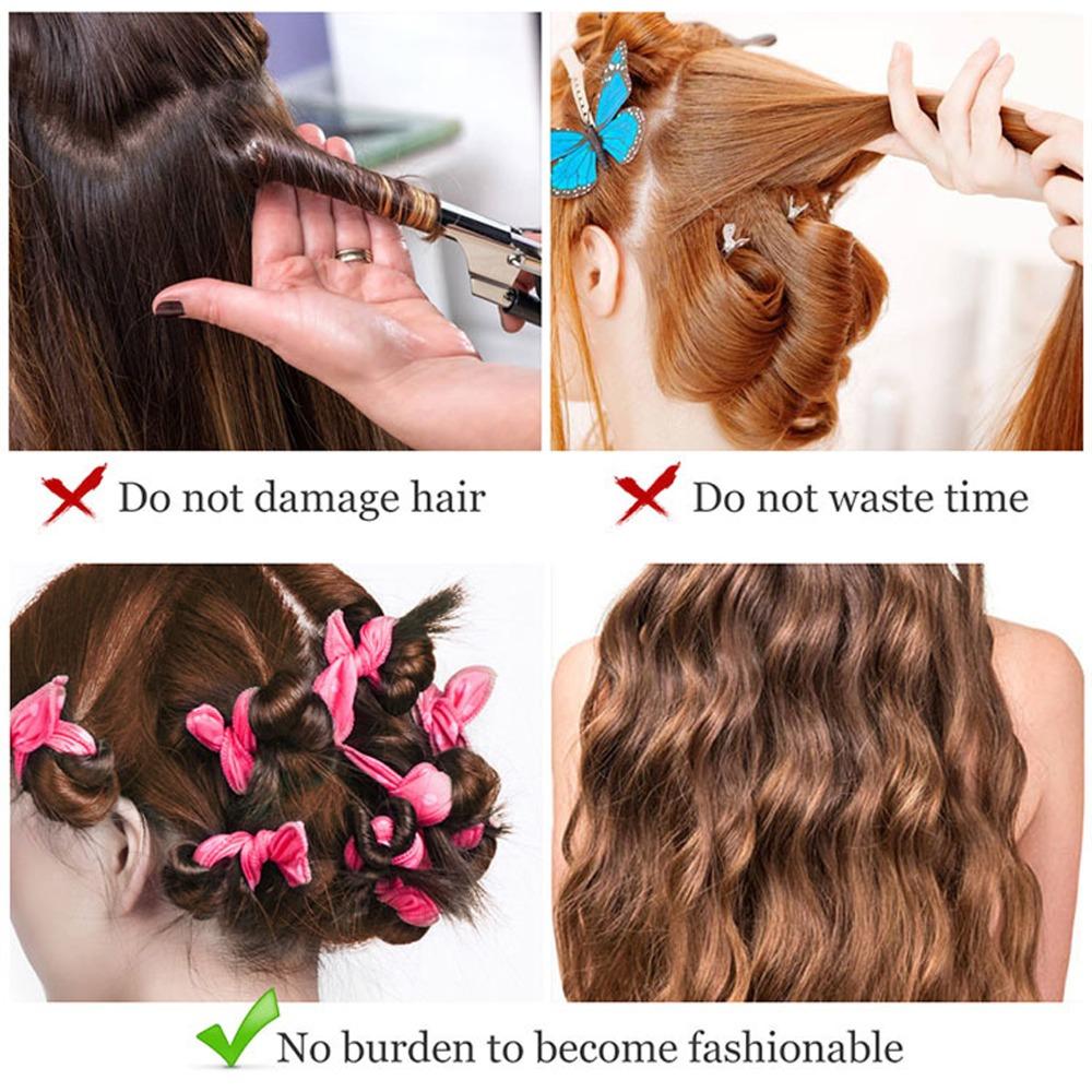 20pcs Flexible Sleep Curler Rollers Soft Sponge Hair Styling Rollers Hair Curler Rollers For Women