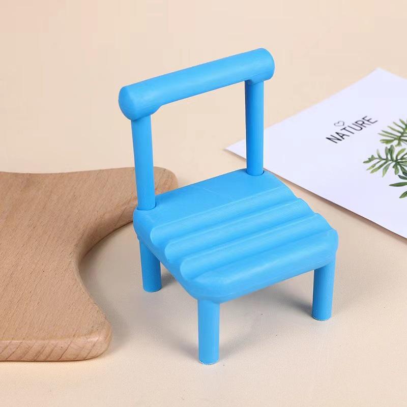 Creative Cartoon Chair Phone Stand - Mini Stool Holder
